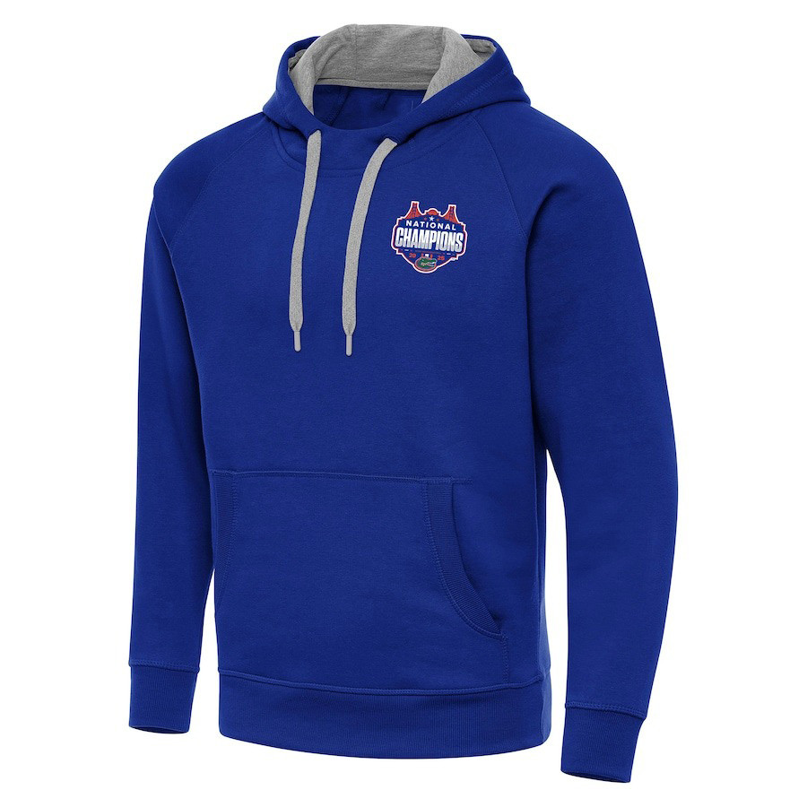 Antigua Royal Florida Gators 2025 NCAA Men's Basketball National Champions Victory Hoodie