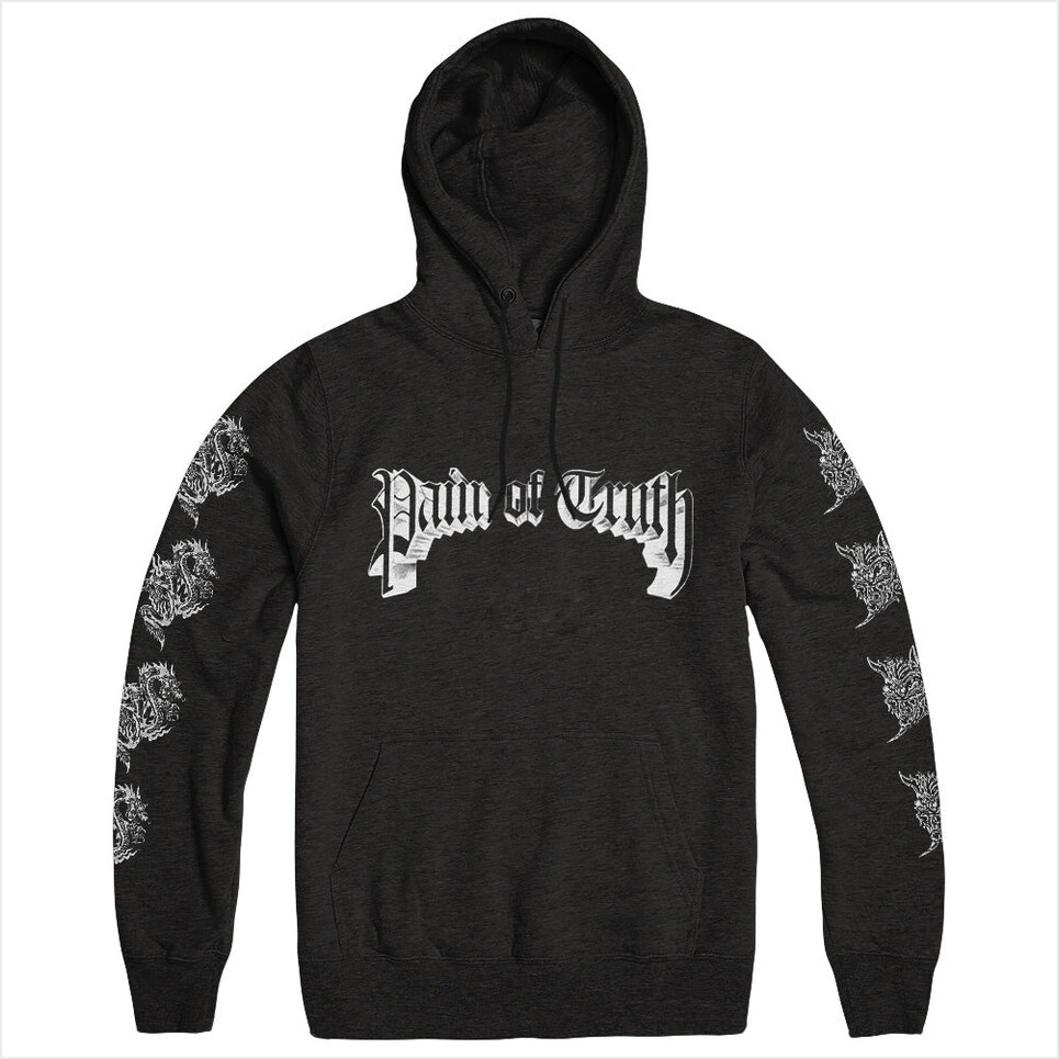 Arch Logo Hoodie Pain Of Truth Merch Pain Of Truth Hoodie Father'S Day Gifts For Metal Music Lovers