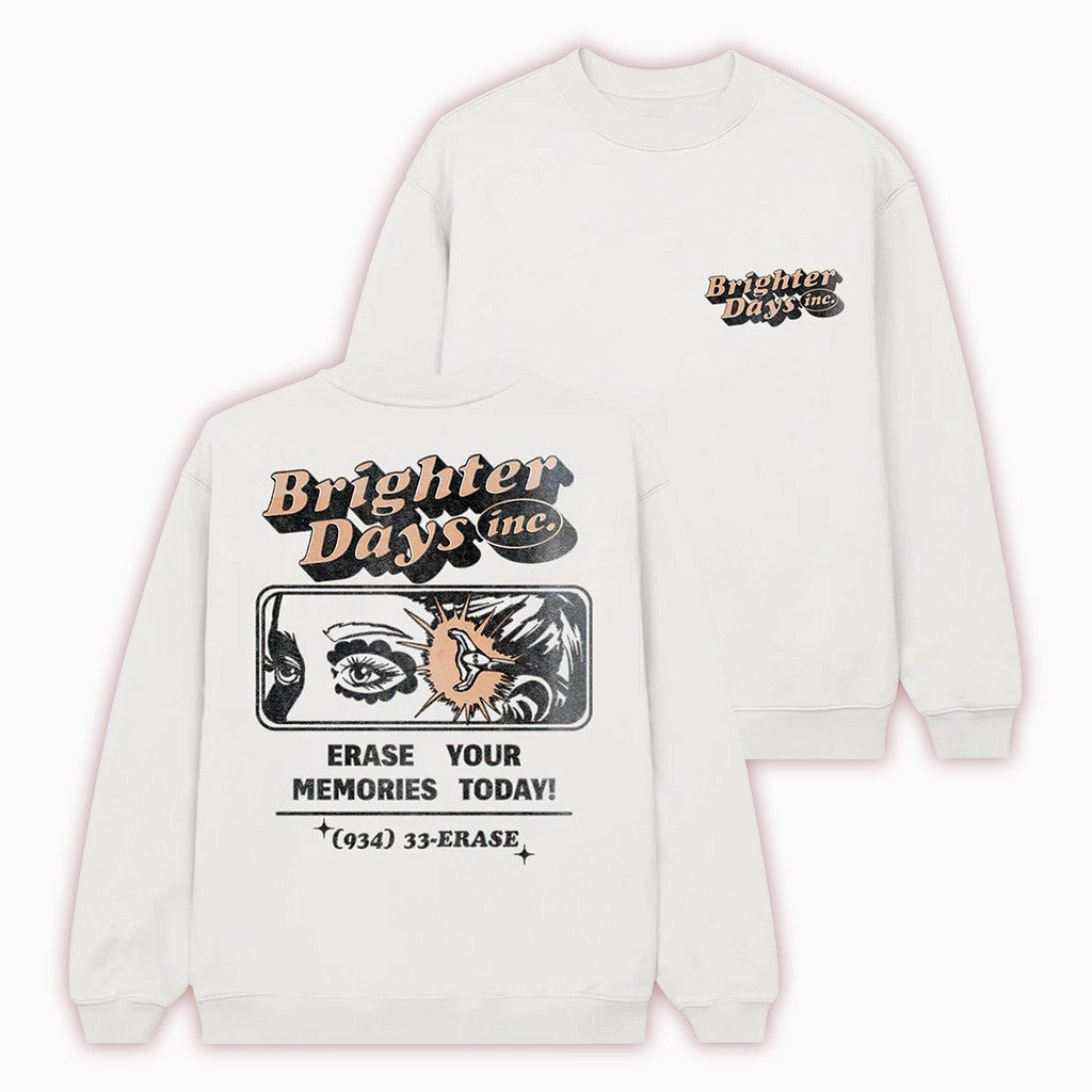 Ariana Grande Merch 2025 Brighter Days Memories Crewneck Sweatshirt Gifts For Her