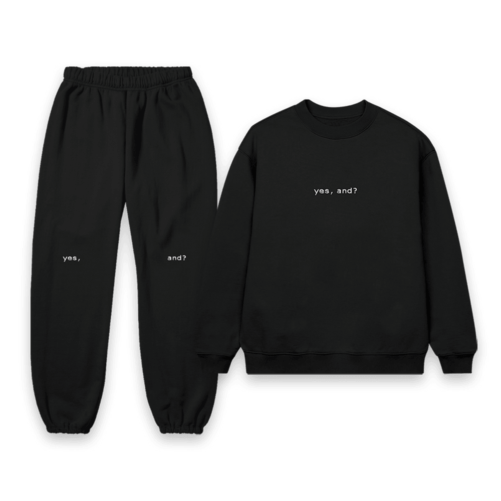 Ariana Merch Yes And' Ariana Sweatshirts And Sweatpants Set Music Lovers Gifts For Fans