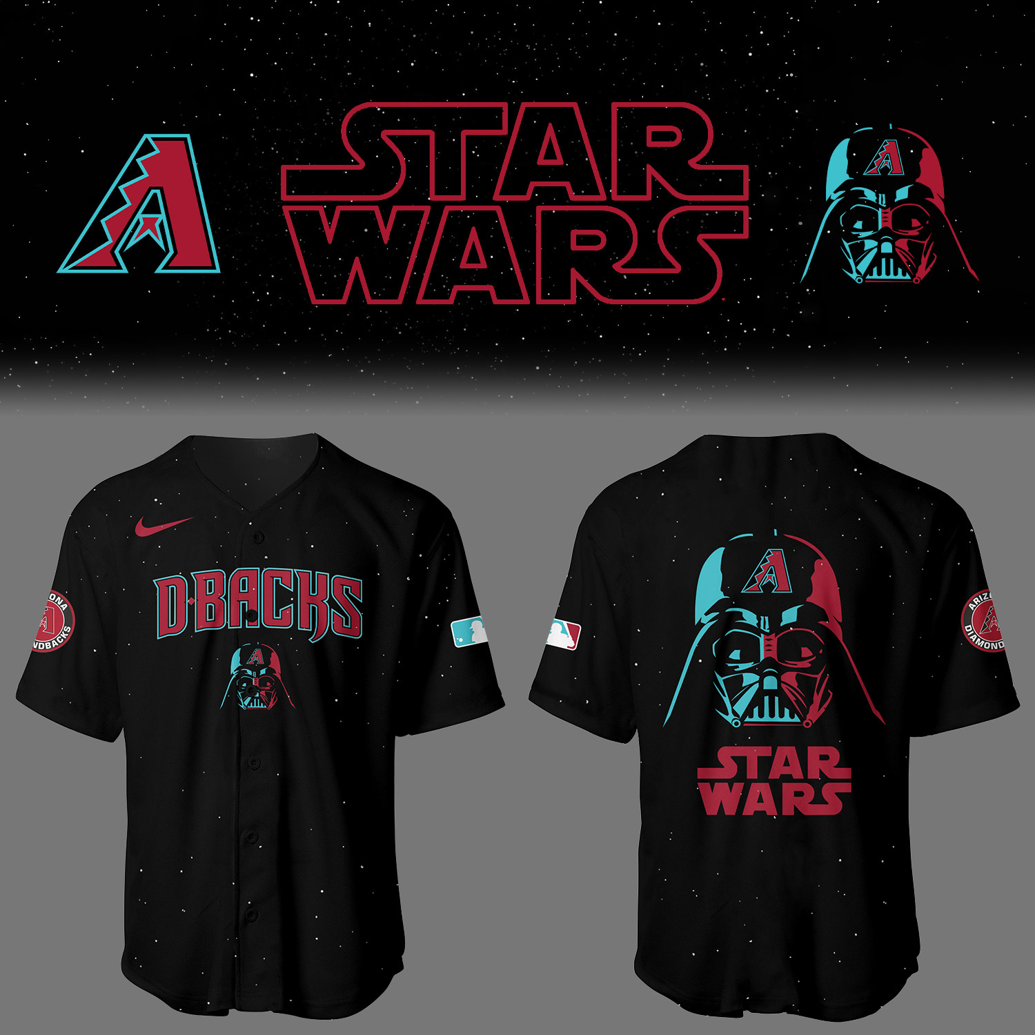 Arizona Diamondbacks 2025 X Star Wars Jersey Gifts For Baseball Lovers