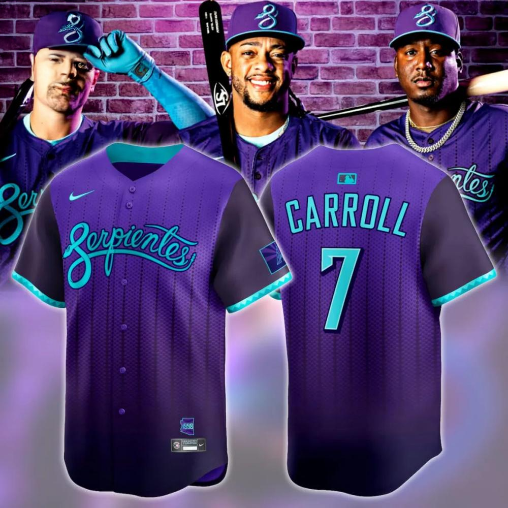 Arizona Diamondbacks Serpientes City Connect 2025 Baseball Jersey Arizona Diamondbacks Merch