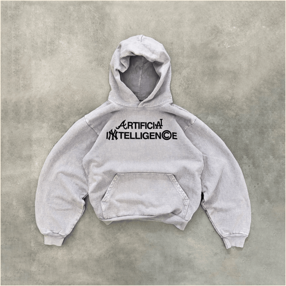 Artificial Intelligence Hoodie Grey Hoodie Best Father's Day Birthday Gifts BFF Gifts