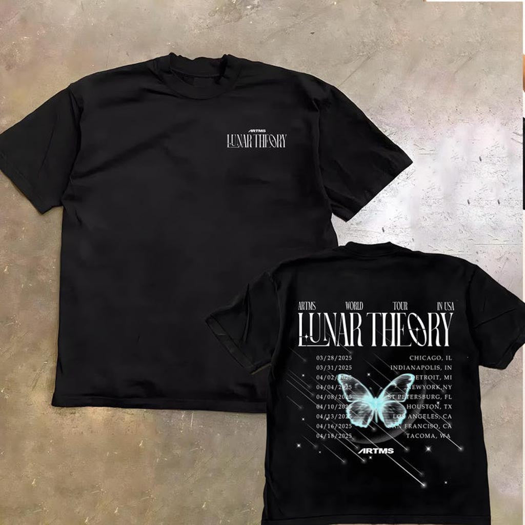 Artms Lunar Theory Shirt ARTMS 2025 World Tour T-Shirt Artms Kpop Shirt Artms Lunar Merch