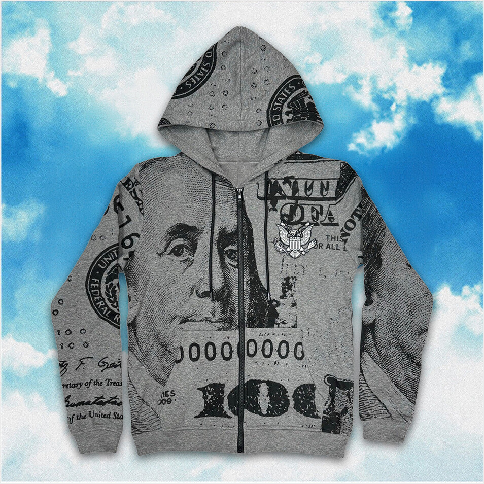 Asaali Hoodie Asaali Dollar Zip Up Hoodie Unique Birthday Gift Ideas Christmas Presents