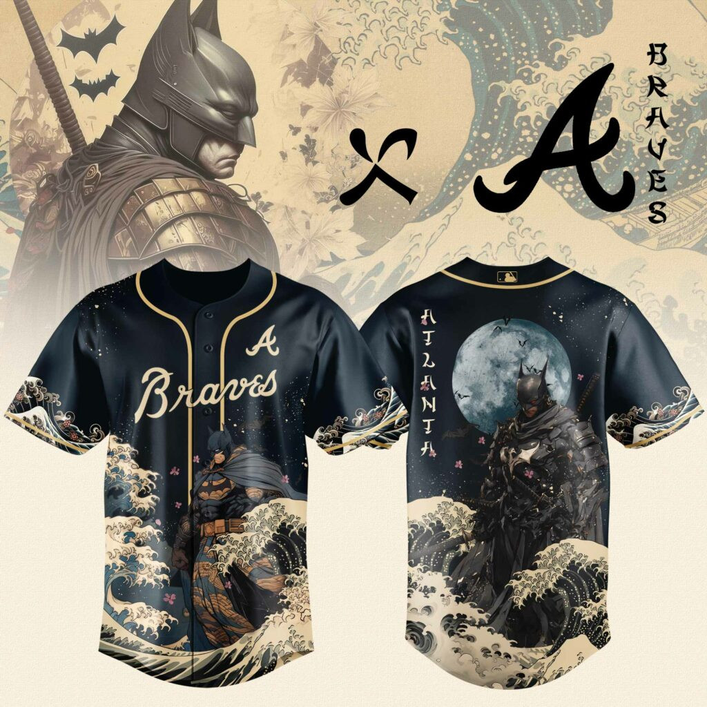 Atlanta Braves X Batman Night Limited Edition Jersey 2025