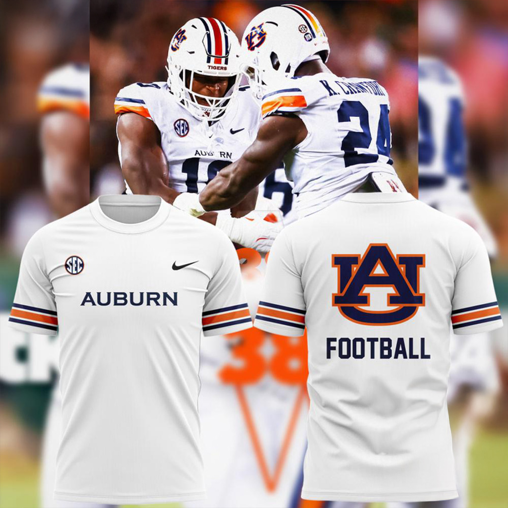 Auburn Tigers Football 2025 New Uniform T-Shirt Auburn Tigers Merch Gifts For Brother