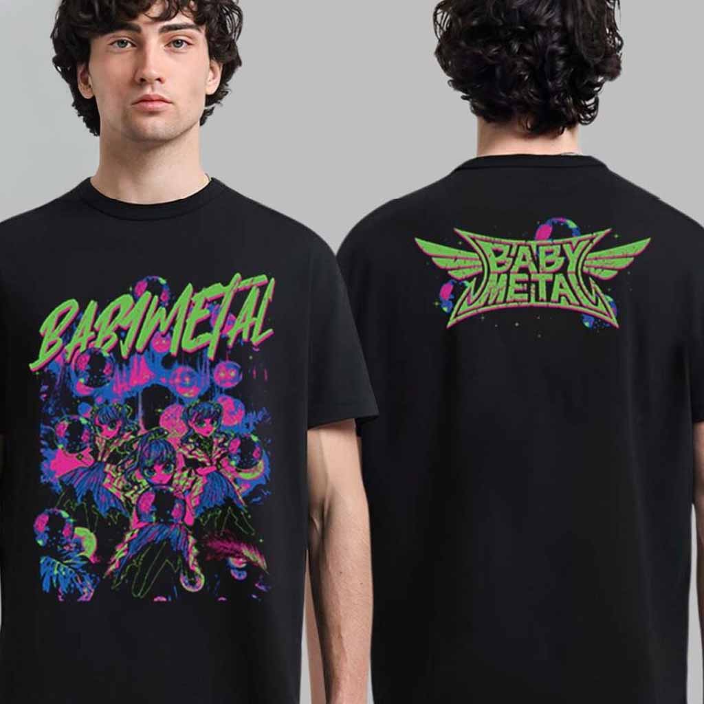 Babymetal Mirror Ball Tee Concert Goods T-Shirt BABYMETAL Merch Gifts For Band Fans
