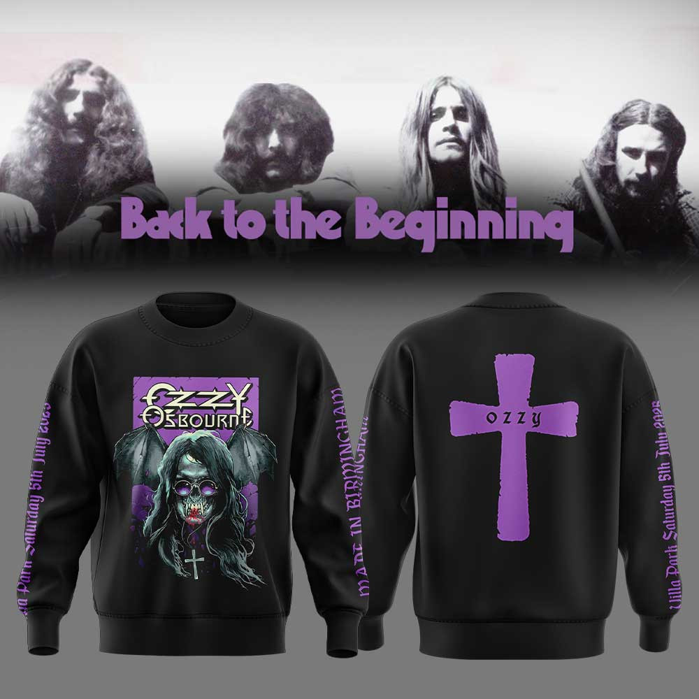 Back To The Beginning Ozzy Osbourne Sweatshirt Best Gifts For Music Lovers