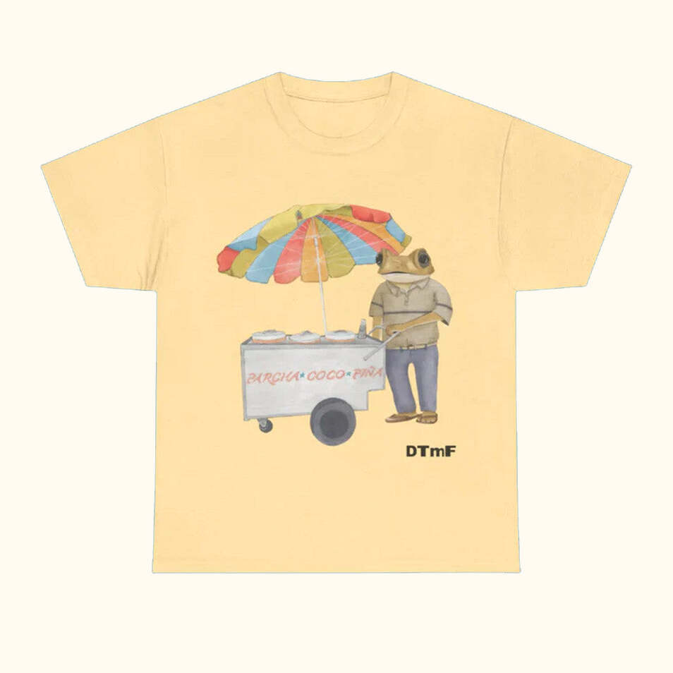 Bad Bunny Merch DTMF Merch Concho Yellow T-Shirt Gift Ideas For Her Birthday Gifts For Besties