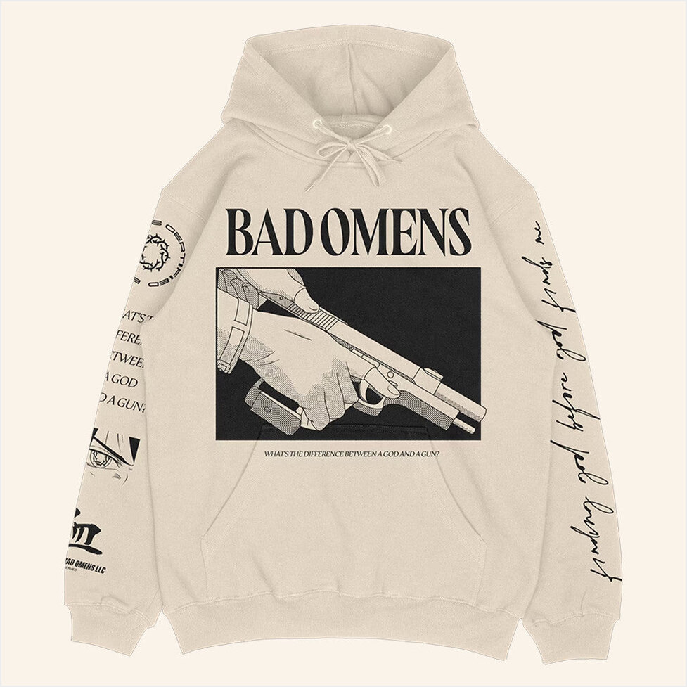 BAD OMENS Finding God Hoodie Bad Omens Merch Best Birthday Gifts For Husband Gifts For Besties