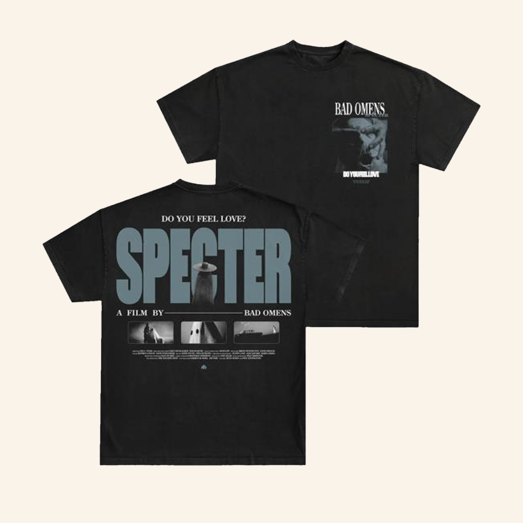 Bad Omens Merch Specter Film T-Shirt Best Gifts For Music Lovers