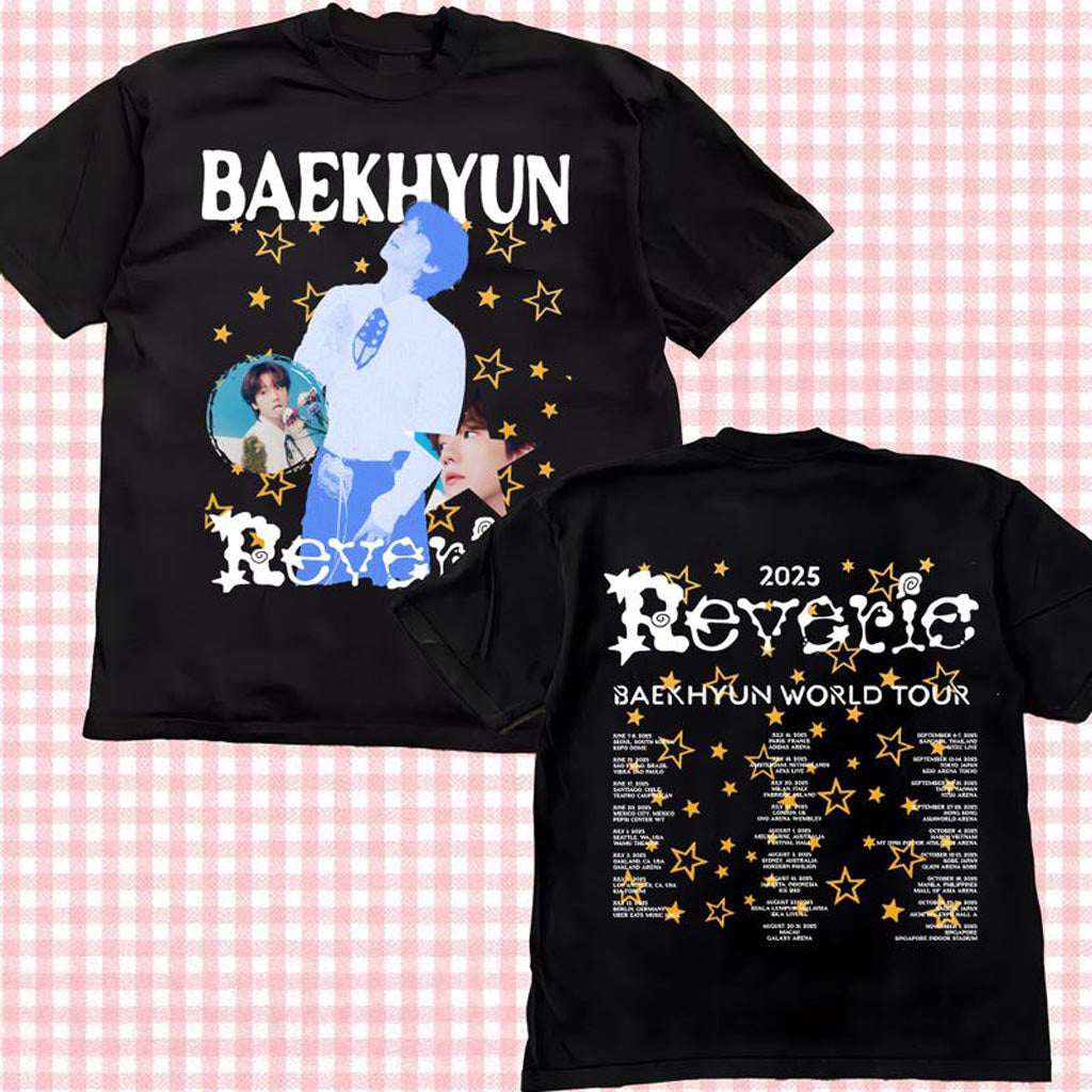 Baekhyun Reverie Tour 2025 T-Shirt, 2025 BAEKHYUN World Tour Shirt, EXO Baekhyun Sweatshirt,