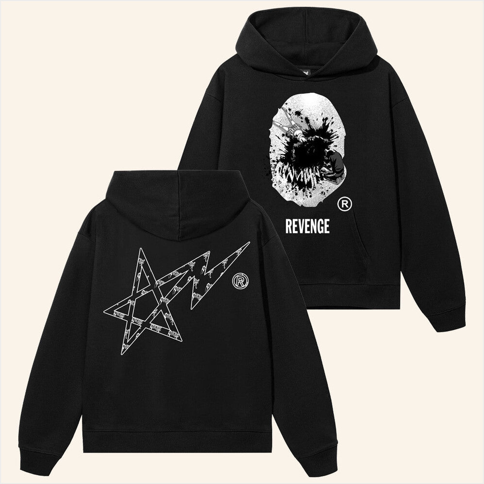 Baesta Hoodie Revenge Official Merch Black Birthday Gifts For Father BFF Gifts