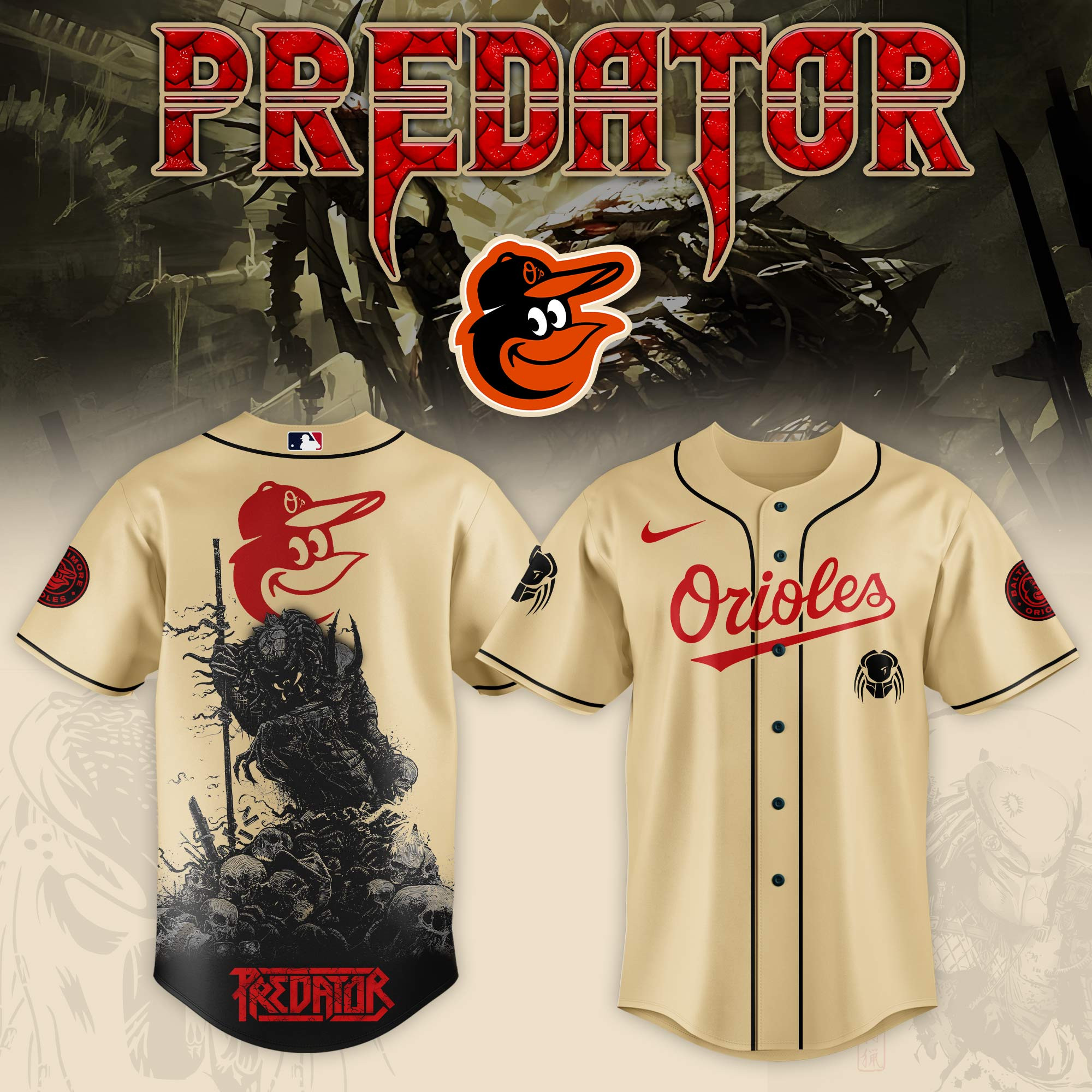 Baltimore Orioles Mlb X Predator Baseball Jersey For Fans