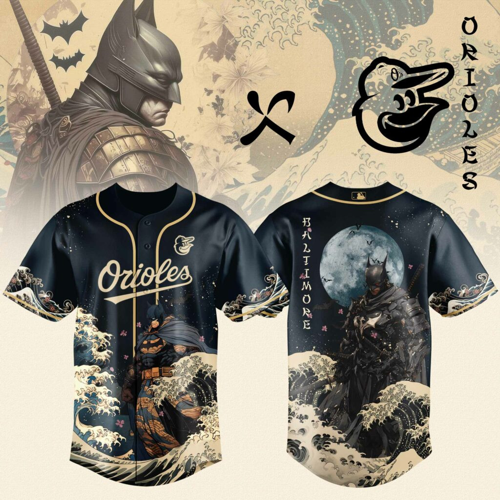 Baltimore Orioles X Batman Night Limited Edition Jersey 2025