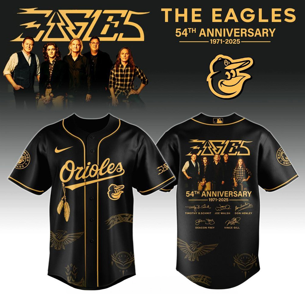 Baltimore Orioles X Eagles Band Music Jersey 2025 Gift For Men