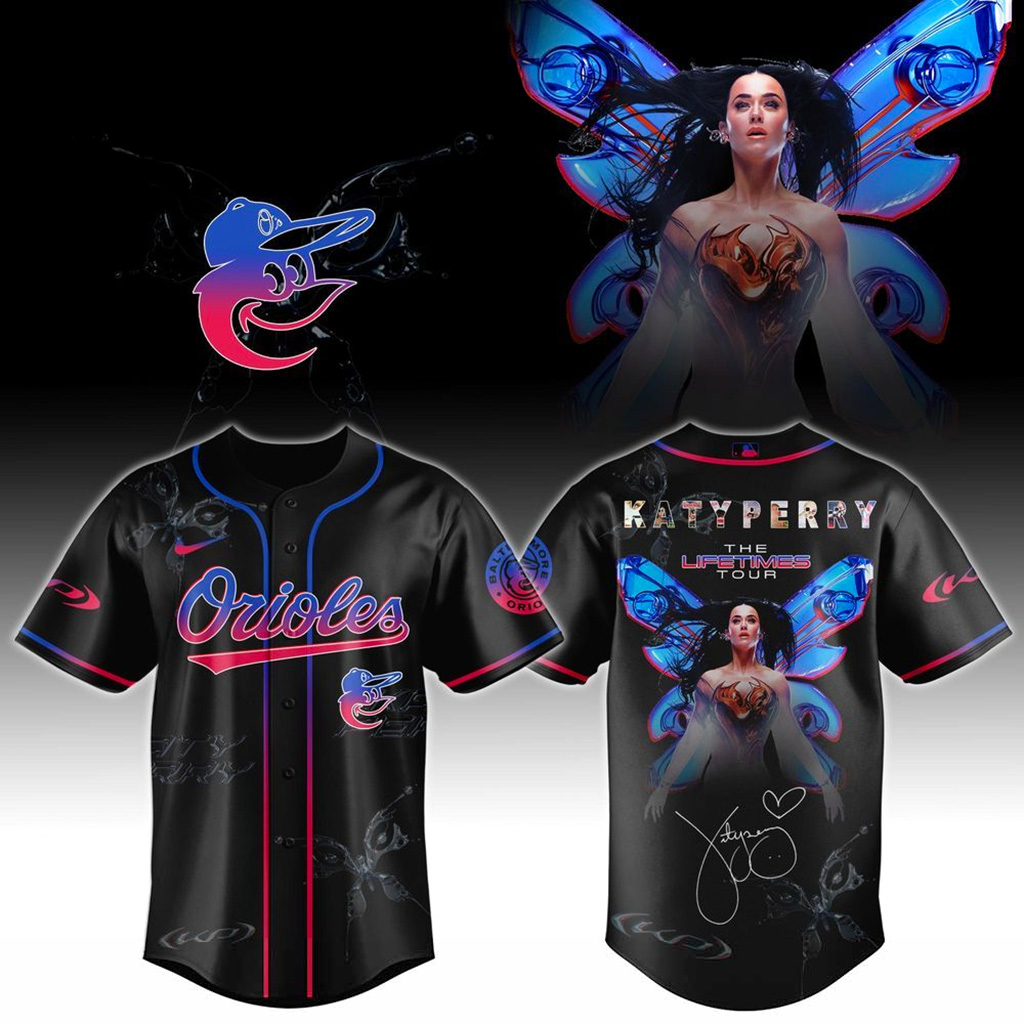 Baltimore Orioles X Katy Perry The Lifetimes Tour 2025 Jersey Orioles Merch Cool Baseball Gifts