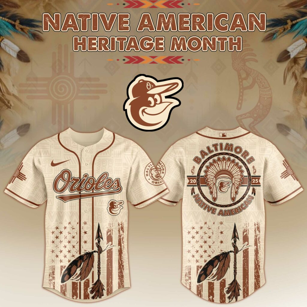 Baltimore Orioles X Native American Heritage Month Limited Edition Jersey 2025