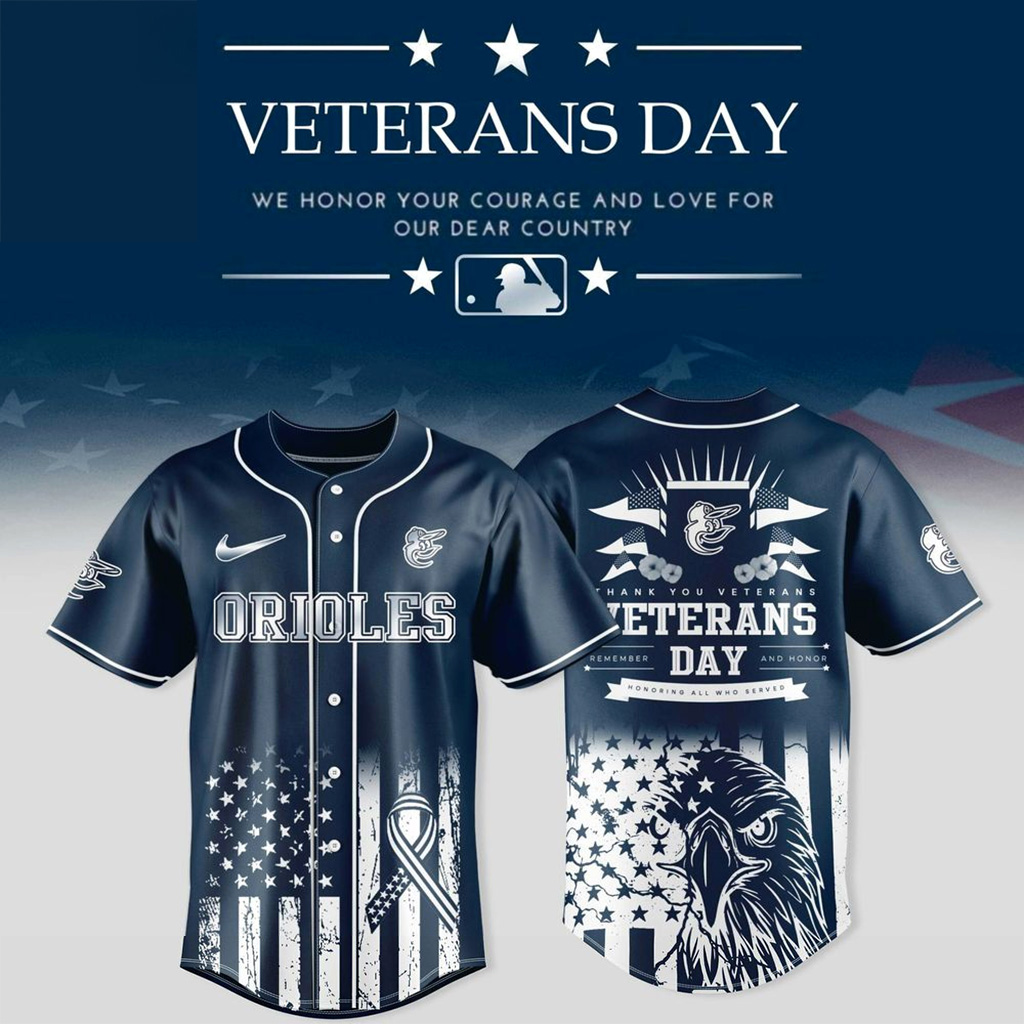 Baltimore Orioles X Veterans Day 2025 Jersey Baltimore Orioles Merch Gifts For Fans