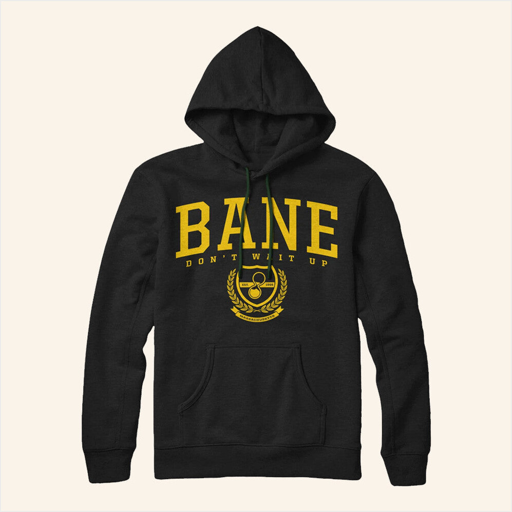 Bane Yale Black Hoodie Equal Vision Merch Birthday Gifts For Dad Gifts For Besties