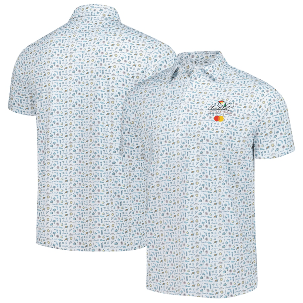 Barstool Arnold Palmer Invitational Polo Shirt Umbrella Logo Polo Shirt Fathers Day Gifts For Golfers