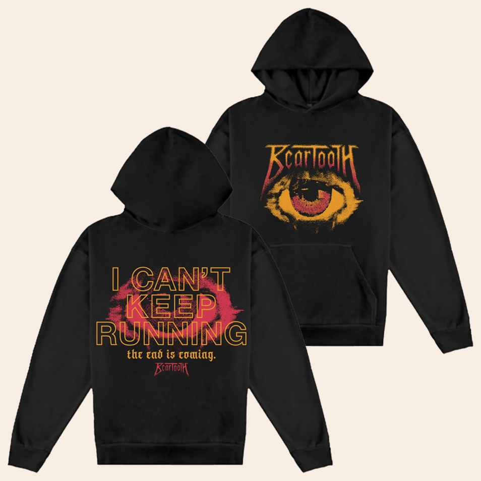 Beartooth Eye Black Hoodie Beartooth Merch Dad Gifts For Father's Day 2025 Gifts For Friends