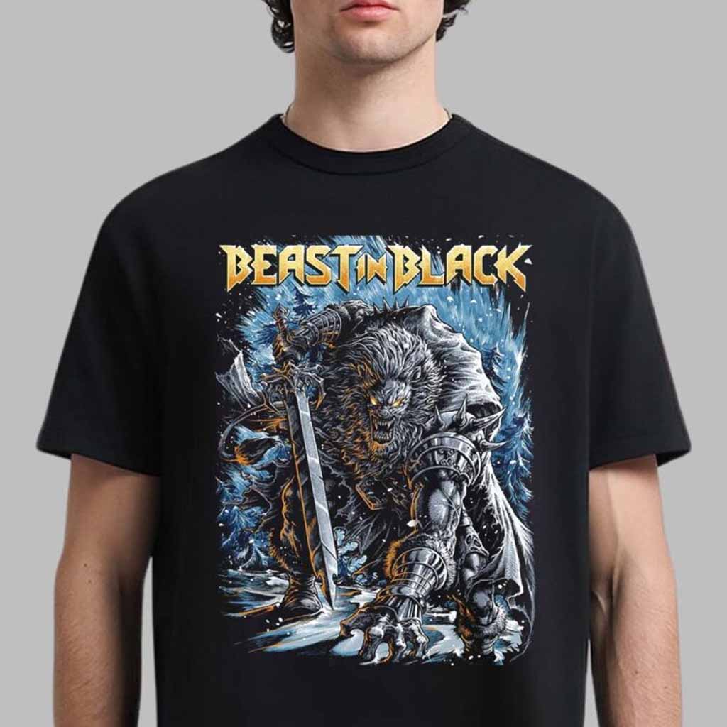 Beast In Black Winter Beast 2024 Merch T-Shirt Fan Merch Gift Ideas For Husband