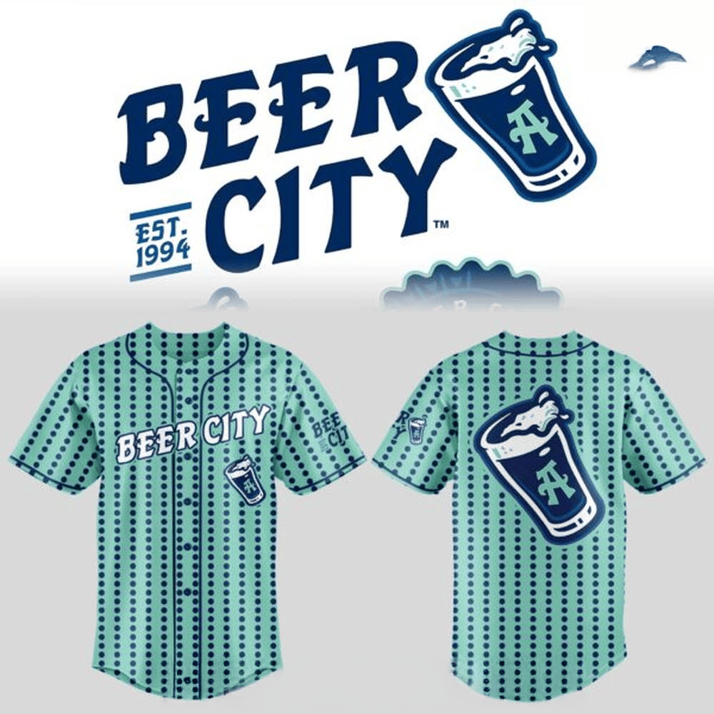 Beer City Tourists 2025 Baseball Jersey Beer City Tourists Merch Top Father's Day Gifts