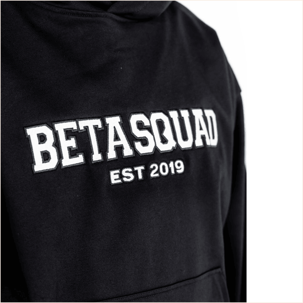 Beta Squad Est 2019 Black Hoodie Beta Squad Merch Father's Day Special Birthday Gifts For Dad