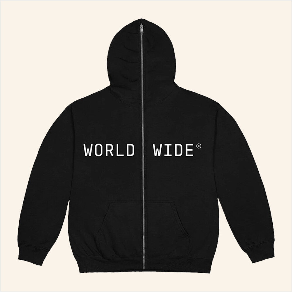 Beyonce Worldwide Hoodie Mask Full Zip Up Black Best Friend Birthday Gifts Christmas Presents