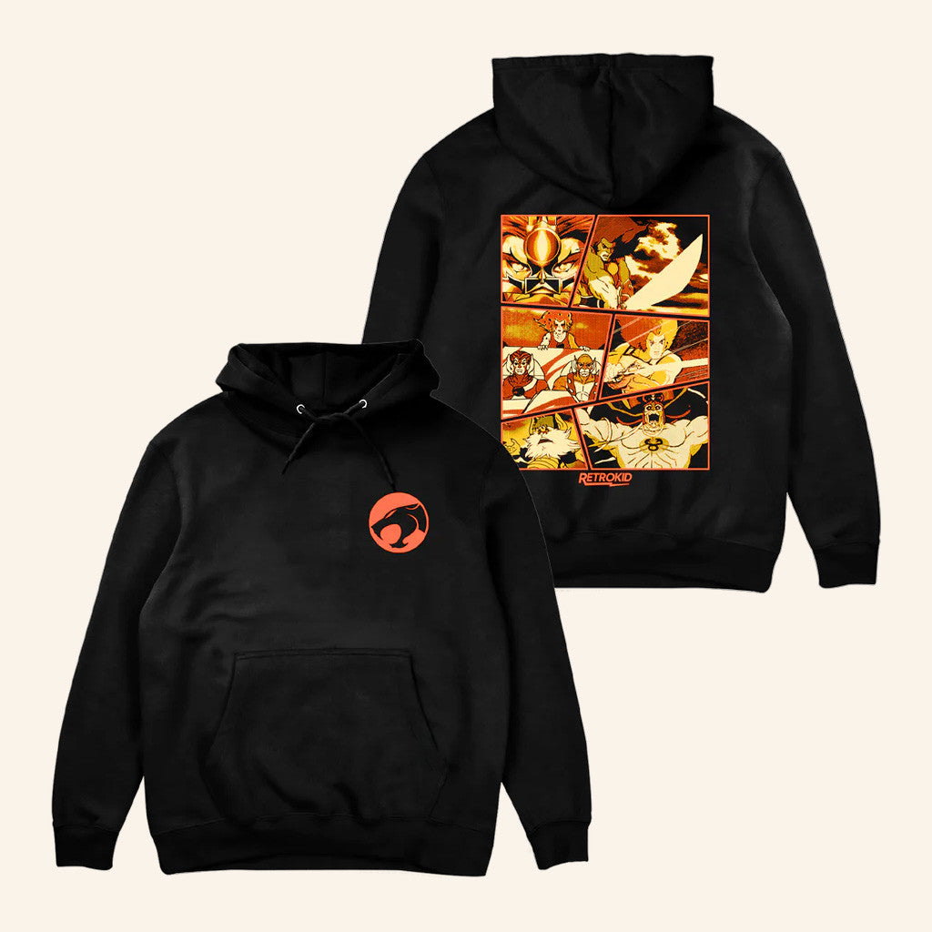 Big Comfy Couch Merch ThunderCats Eye of Thundera Hoodie Black Gifts For Friends