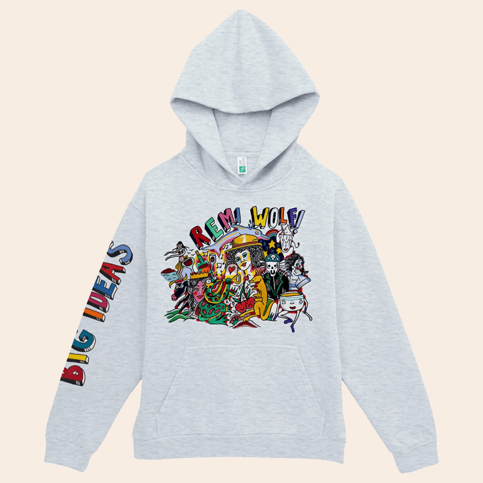 Big Ideas Drawing Hoodie Remi Wolf Merch Fathers Day Gift From Daughter Birthday Gifts For BFF