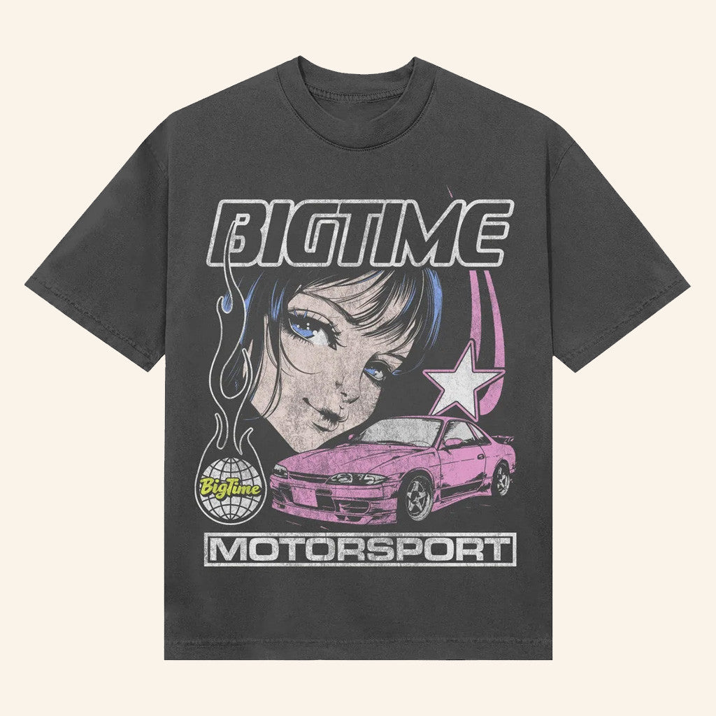 Bigtime Merch Bigtime Motorsport Anime T-Shirt Gifts For Besties