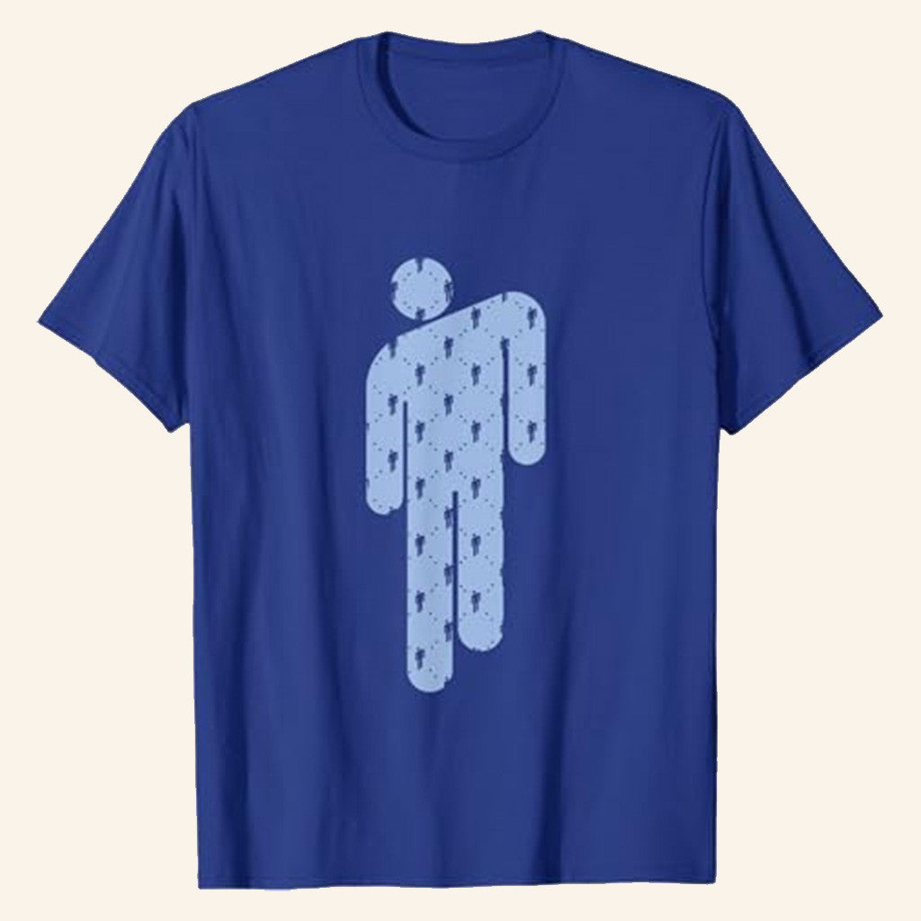 Billie Eilish Merch Blohsh Blue T-Shirt Gift Ideas For Music Lovers