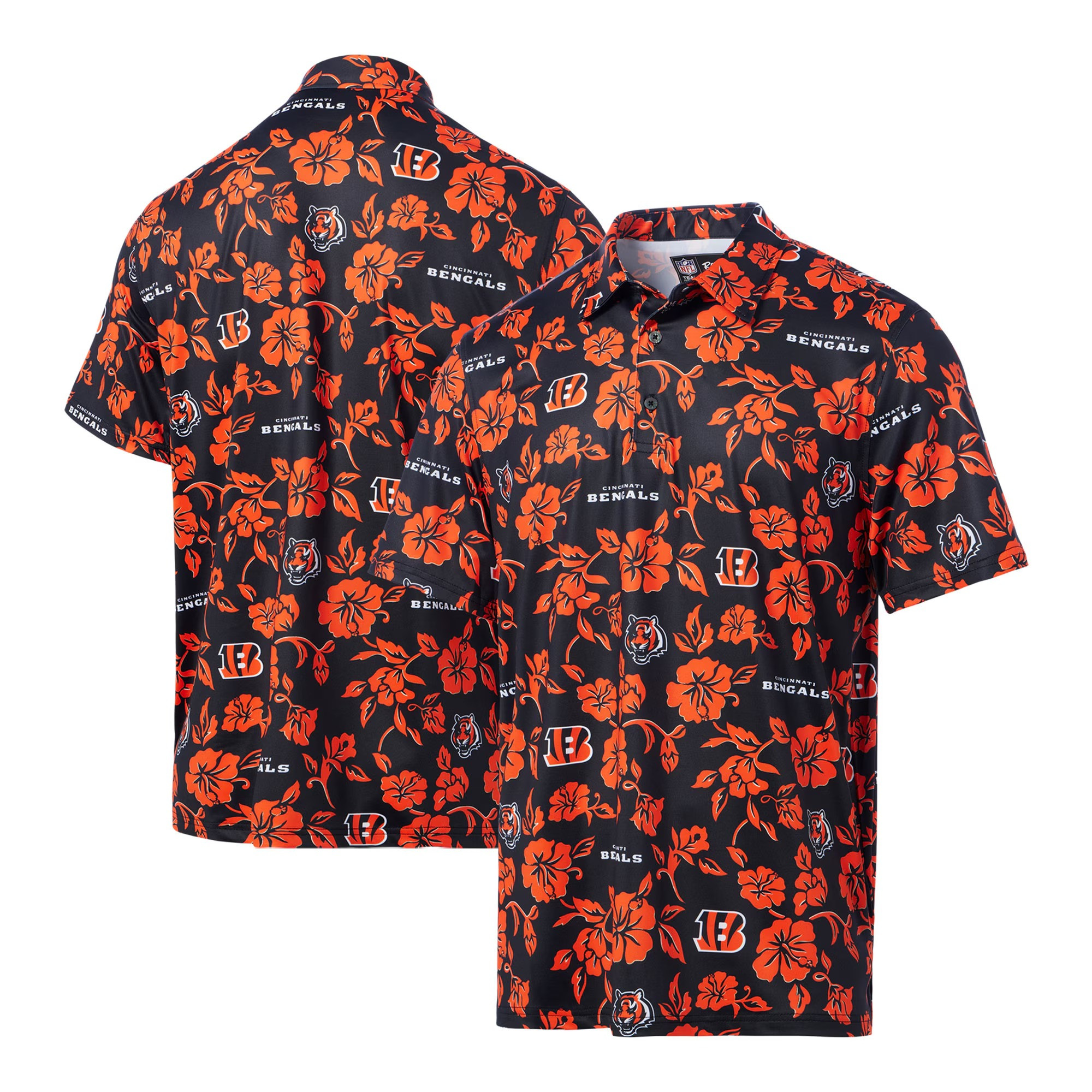 Black Cincinnati Bearcats Polo Shirt NCAA Aloha Shirt Good Gifts For Dads For Football Fan