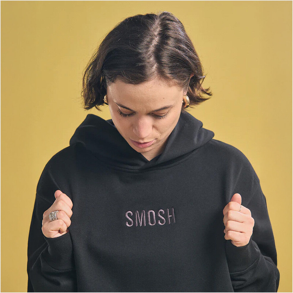 Black Embroidered Hoodie Smosh Merch Gift Ideas For Girlfriend Birthday Gifts For Best Friend