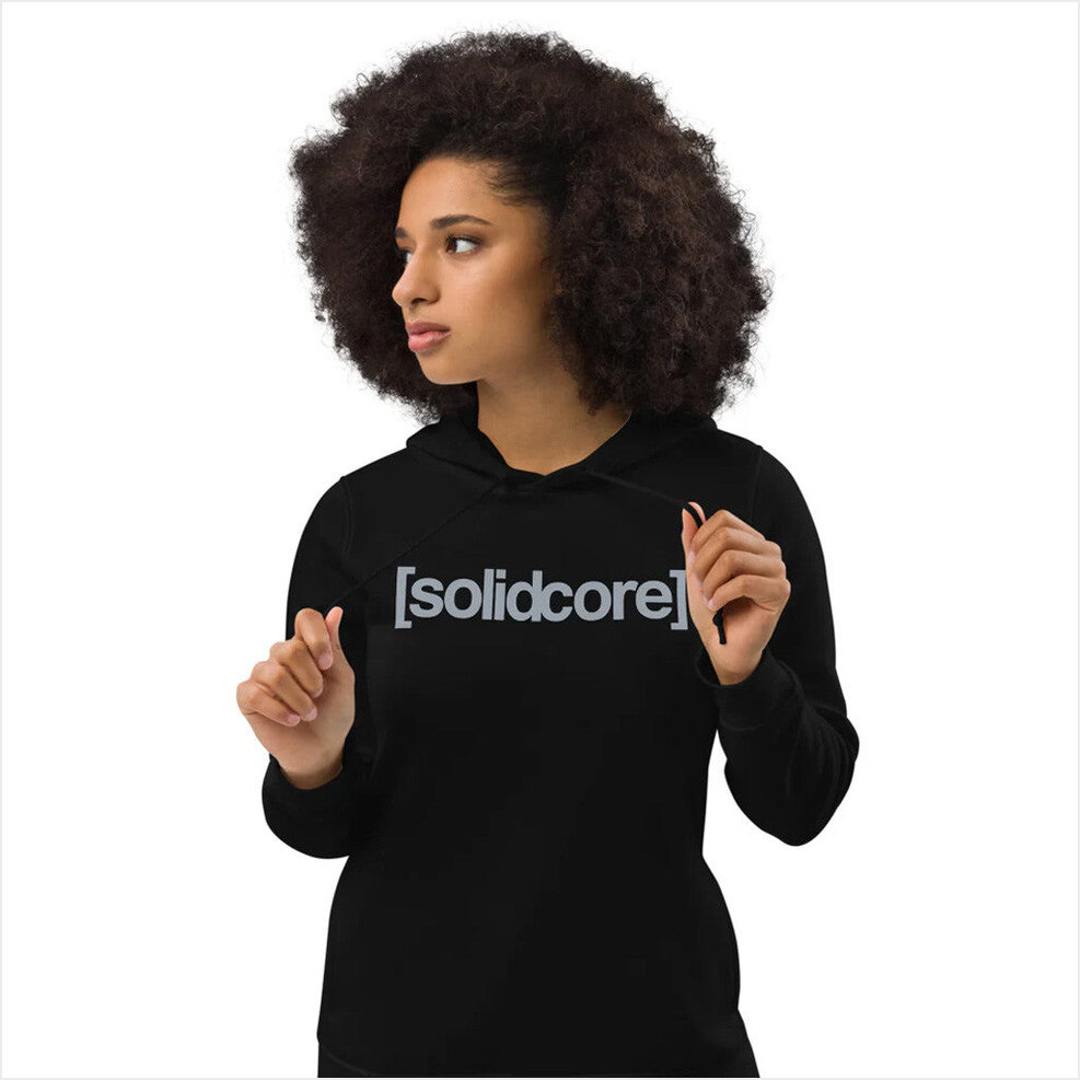 Black Hoodie Solidcore Merch Best Birthday Gifts For Her Gifts For BFF Christmas Presents