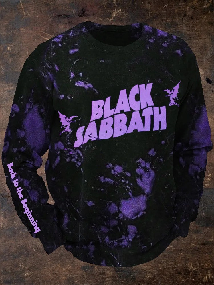 Black Sabbath Merch Sweatshirt Back To Beginning Sweatshirt Gifts For Rock Band Fan