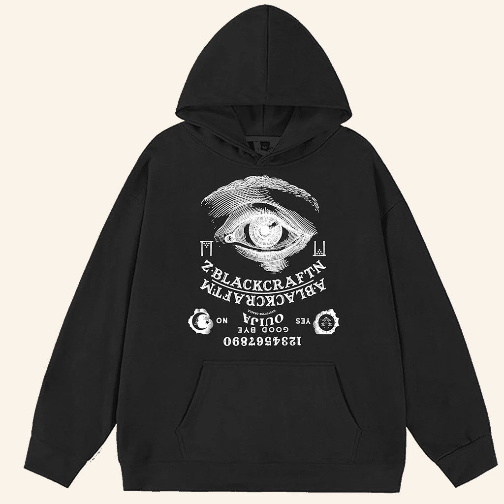 Blackcraft Cult Merch Women's Ouija Eye Hoodie Gifts For Dad