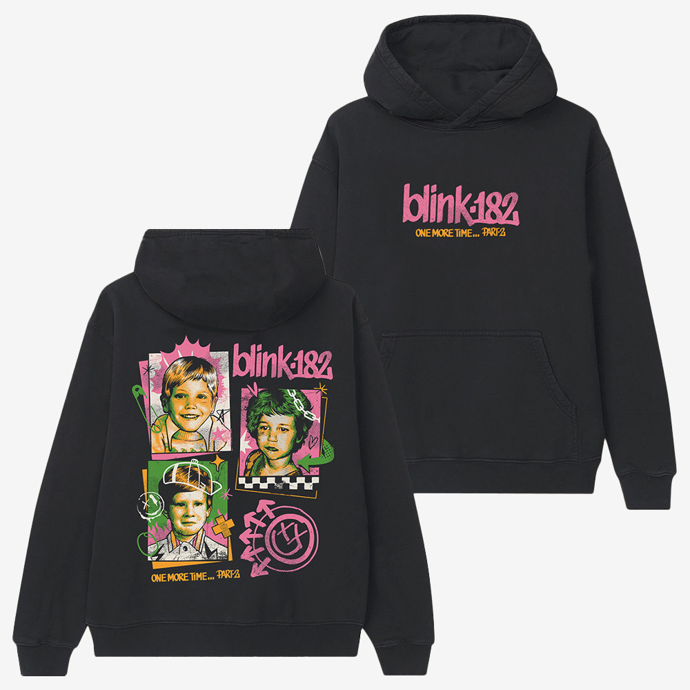 Blink-182 Tour Merch 2025 One More Timepart 2 Hoodie Unique Music Gift For Everyday Wear