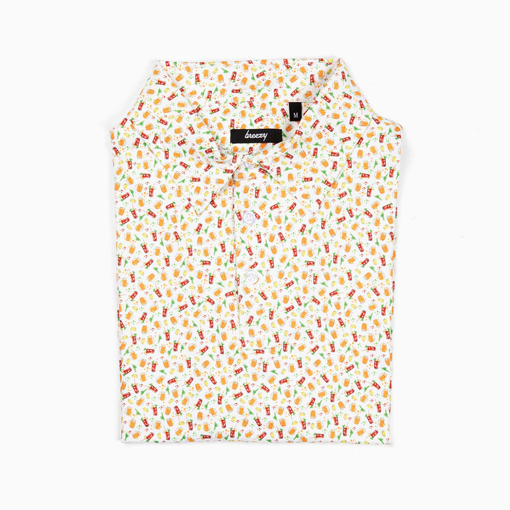 Bob Does Sports Merch Breezy Golf Polo Shirt The Bloody Mary Polo Gift Ideas For Golf Lovers