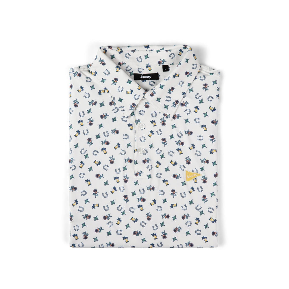 Bob Does Sports Merch Breezy Golf Polo Shirt The Derby Days Polo Presents For Golf Lovers