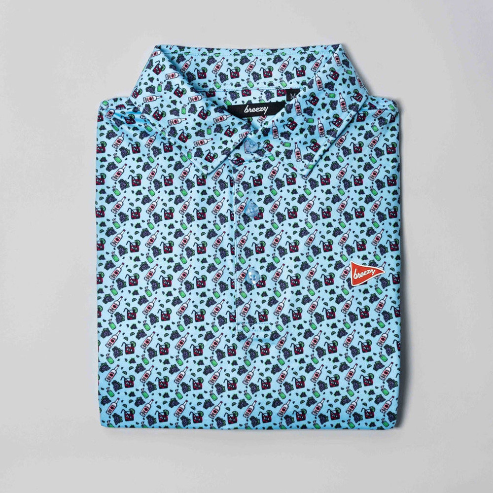 Bob Does Sports Merch Breezy Golf Polo Shirt The Double Transfusion Polo Top Gifts For Golfers