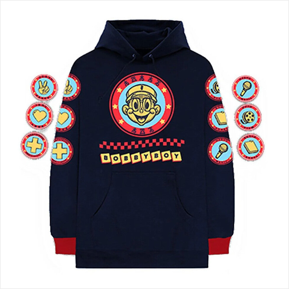 Bobby Boy Custom Cuff Hoodie Logic Merch Hoodie Birthday Gifts For Husband BFF Gifts Ideas