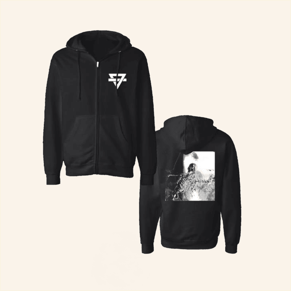 Bones Zip Up Hoodie RKS Band Merch Birthday Gifts For Rock Band Fans Gifts For Besties