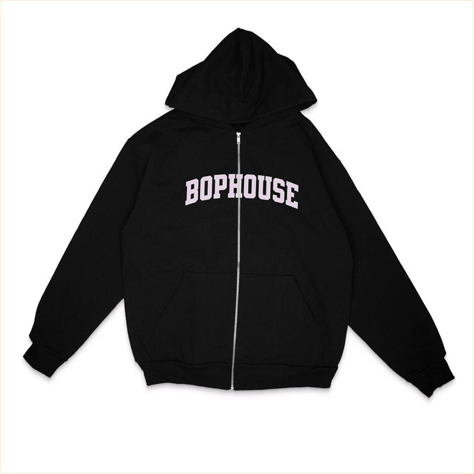 Bop House Zip Hoodie Camilla Araujo Merch Bop House Merch Birthday Gifts For Mom Gifts For Dad