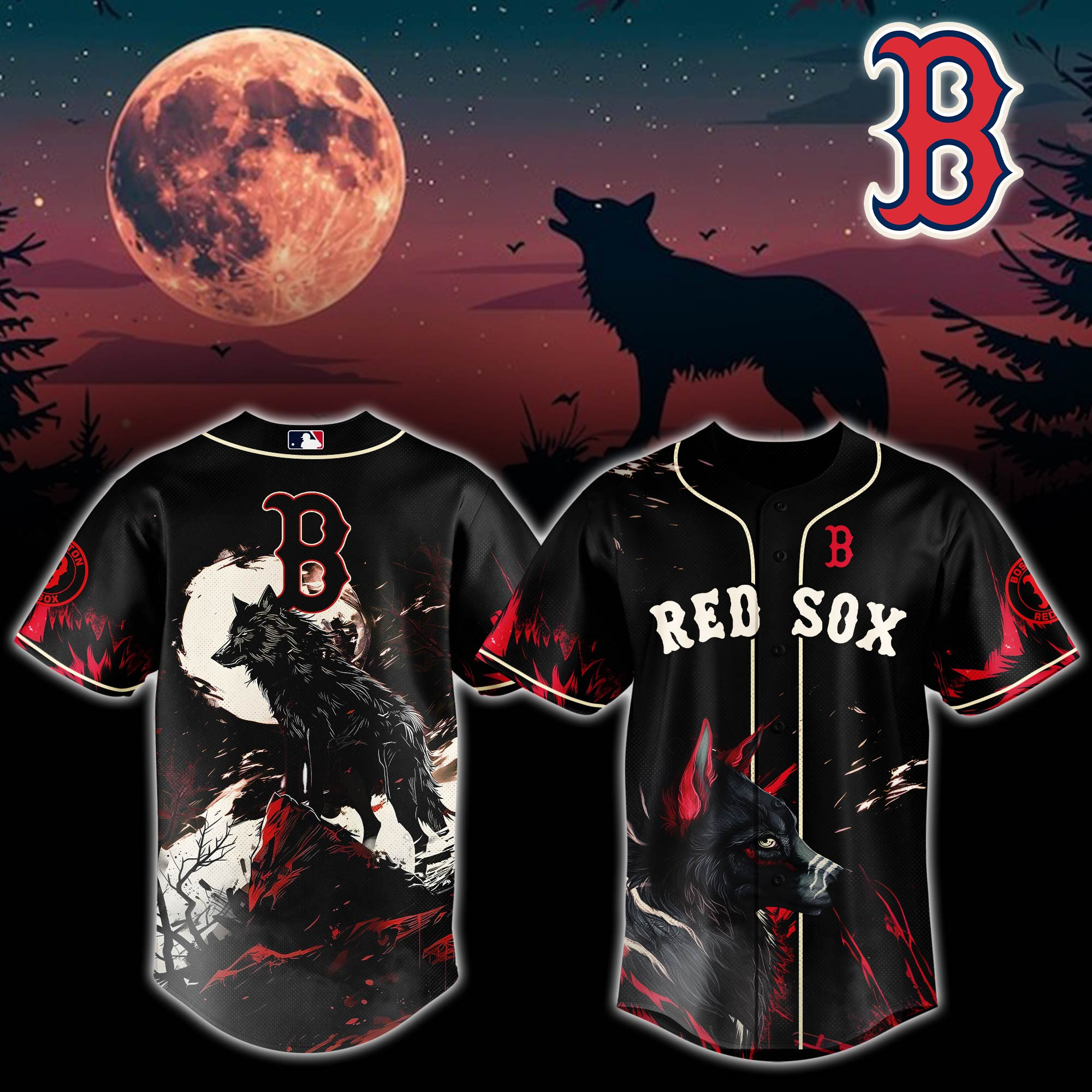 Boston Red Sox Mlb X Worf Baseball Jersey For Fans