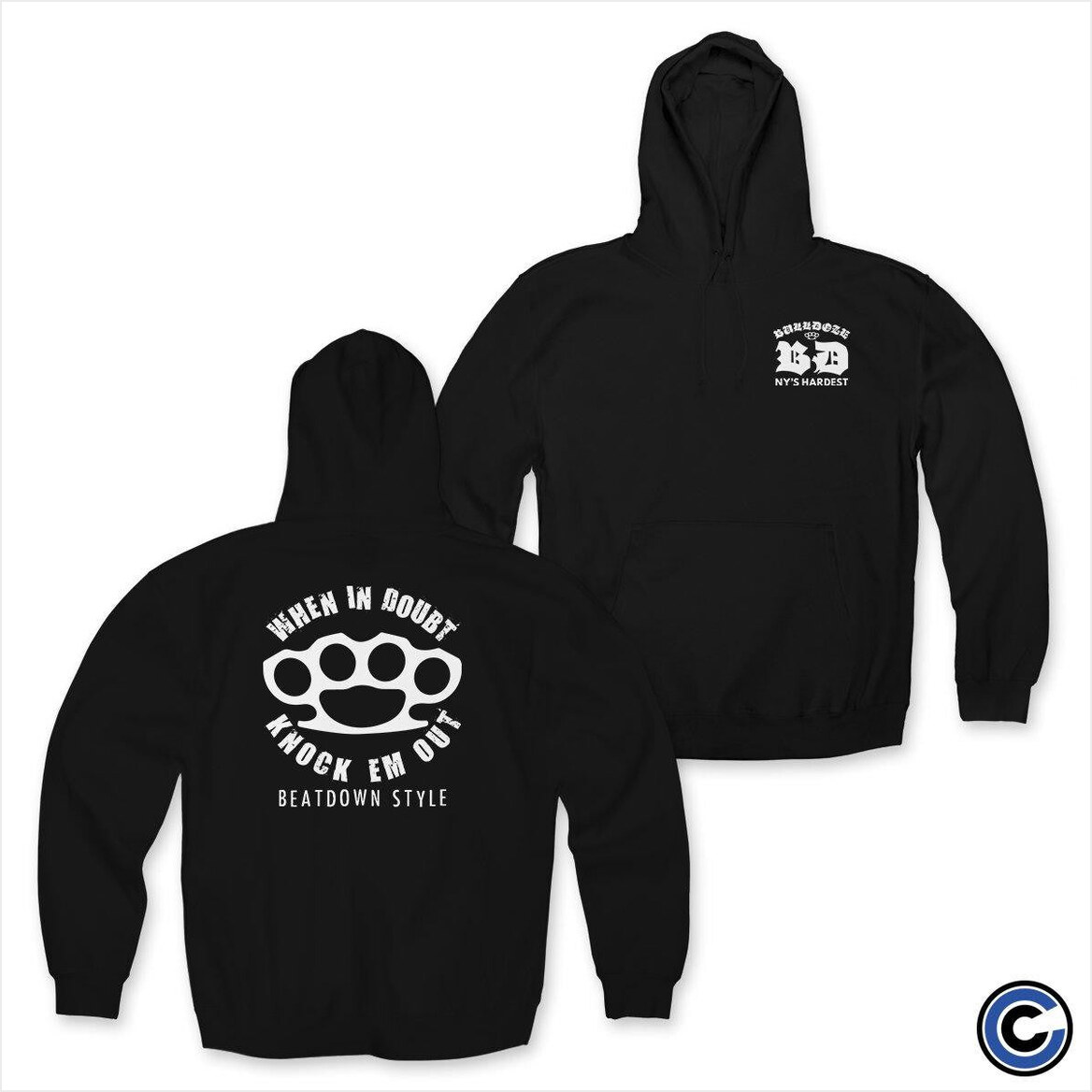 Brass Knuckles Hoodie Bulldoze Merch Bulldoze Hoodie Best Friend Birthday Gifts