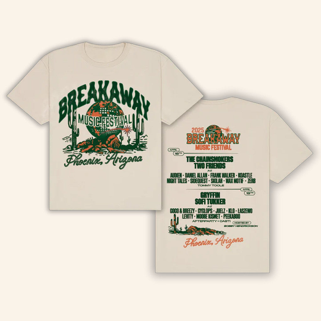 Breakaway Music Festival Merch 2025 Tour Arizona T-Shirt Gifts For Her